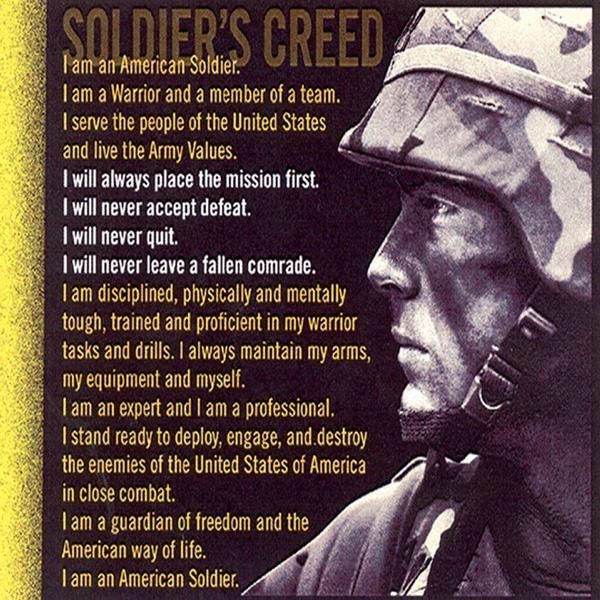 Soldiers creed